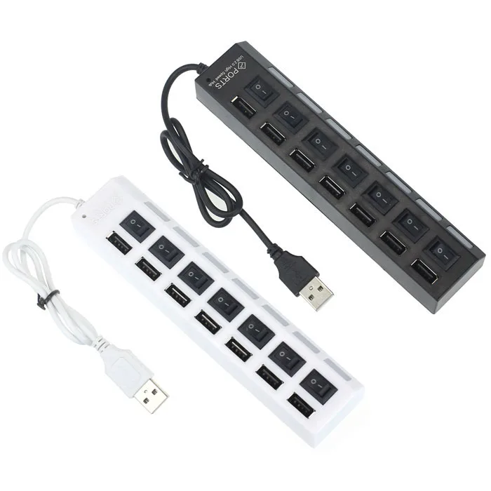7 Ports usb hub LED USB High Speed 480 Mbps Adapter USB Hub With Power on off Switch For PC Laptop Computer PC Laptop With ON/OF
7 Ports usb hub LED USB High Speed 480 Mbps Adapter USB Hub With Power on off Switch For PC Laptop Computer PC Laptop With ON/OF