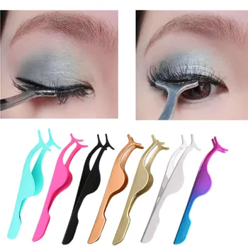 NEWCOME 1PC Stainless Steel Eyelash Tweezer 3D False Eyelash Curler Applicator Remover Clip Clamp Forceps Eyelashes Makeup Tools
NEWCOME 1PC Stainless Steel Eyelash Tweezer 3D False Eyelash Curler Applicator Remover Clip Clamp Forceps Eyelashes Makeup Tools