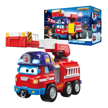 Newest ABS Super Wings Rescue Vehicle Fire Truck with Sound and Light Action Figures Super Wing Transformation Toys
Newest ABS Super Wings Rescue Vehicle Fire Truck with Sound and Light Action Figures Super Wing Transformation Toys
