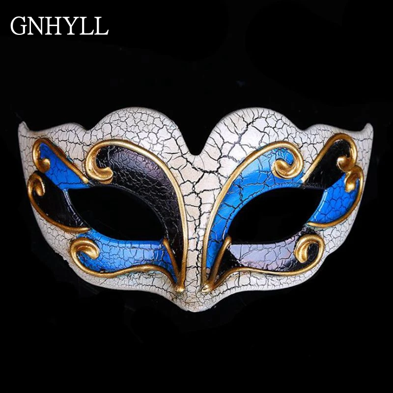 GNHYLL New Venetian Ball Masks Upper Crack Half Face Masquerade Mask Halloween Theme Party Cosplay Mask Dance Makeup Props CKI86
GNHYLL New Venetian Ball Masks Upper Crack Half Face Masquerade Mask Halloween Theme Party Cosplay Mask Dance Makeup Props CKI86