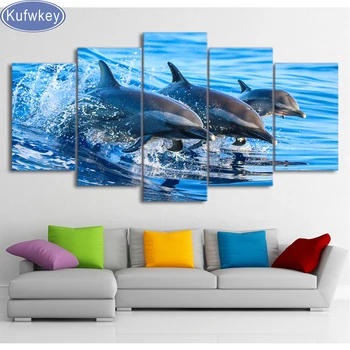 5PCS sea Dolphin diy Diamond Embroidery Picture of Rhinestones Triptych Almaznaya Mosaic Cross Stitch Diamond Painting 5d
5PCS sea Dolphin diy Diamond Embroidery Picture of Rhinestones Triptych Almaznaya Mosaic Cross Stitch Diamond Painting 5d
