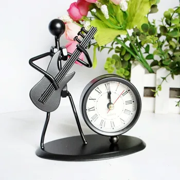Musical instrument craft, fashion, creative music, metal iron man clock, office, home decoration and furnishings
Musical instrument craft, fashion, creative music, metal iron man clock, office, home decoration and furnishings