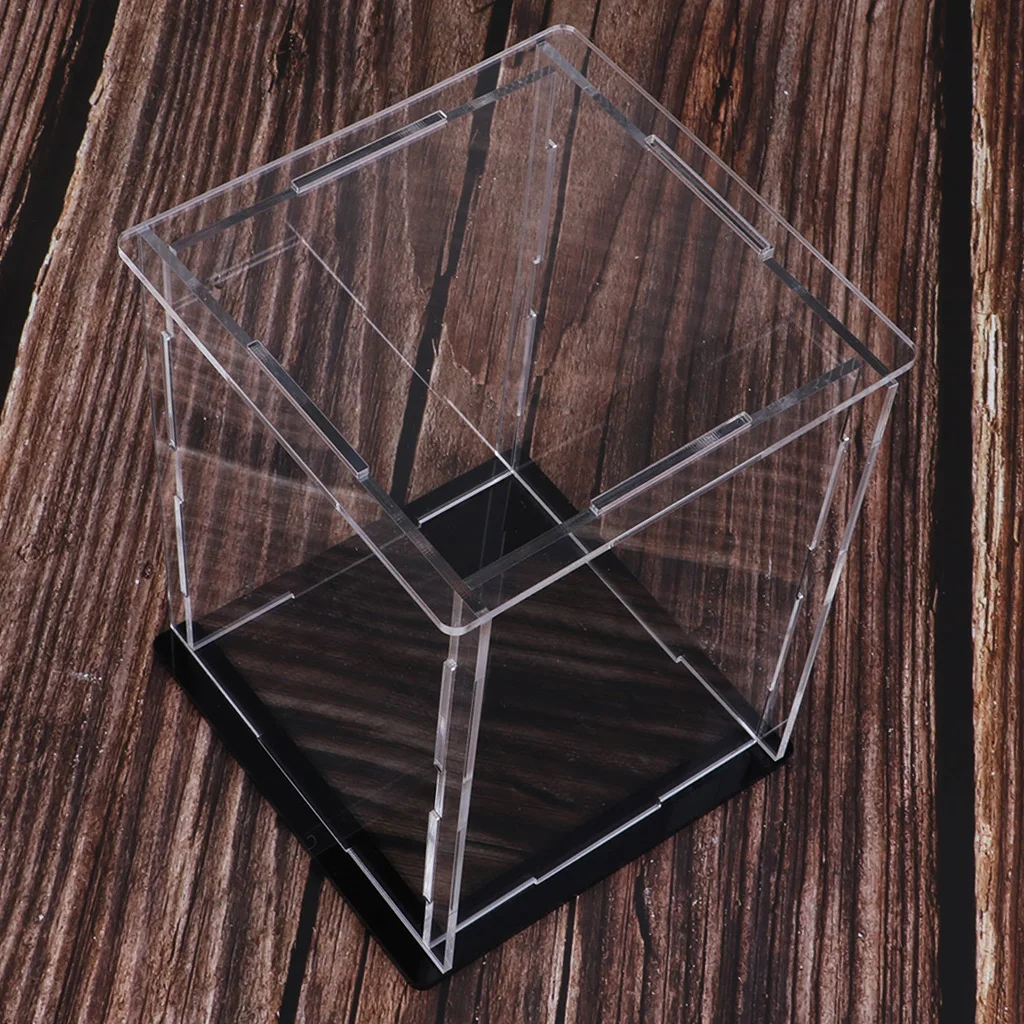 Modern Acrylic Toy Display Show Case Dustproof Box Ornament Protection Tool 158x108x100mm