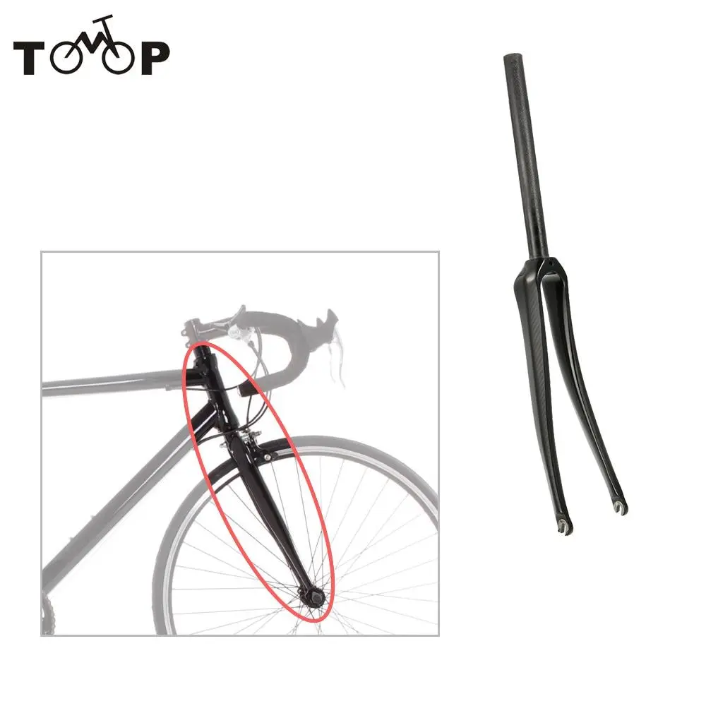 Ultralight Bike Front Fork Full Carbon Fiber Road Bicycle Fork 700C Cycling Fixed Gear Bike Fork Fixie Bike Fork 28.6mm
Ultralight Bike Front Fork Full Carbon Fiber Road Bicycle Fork 700C Cycling Fixed Gear Bike Fork Fixie Bike Fork 28.6mm