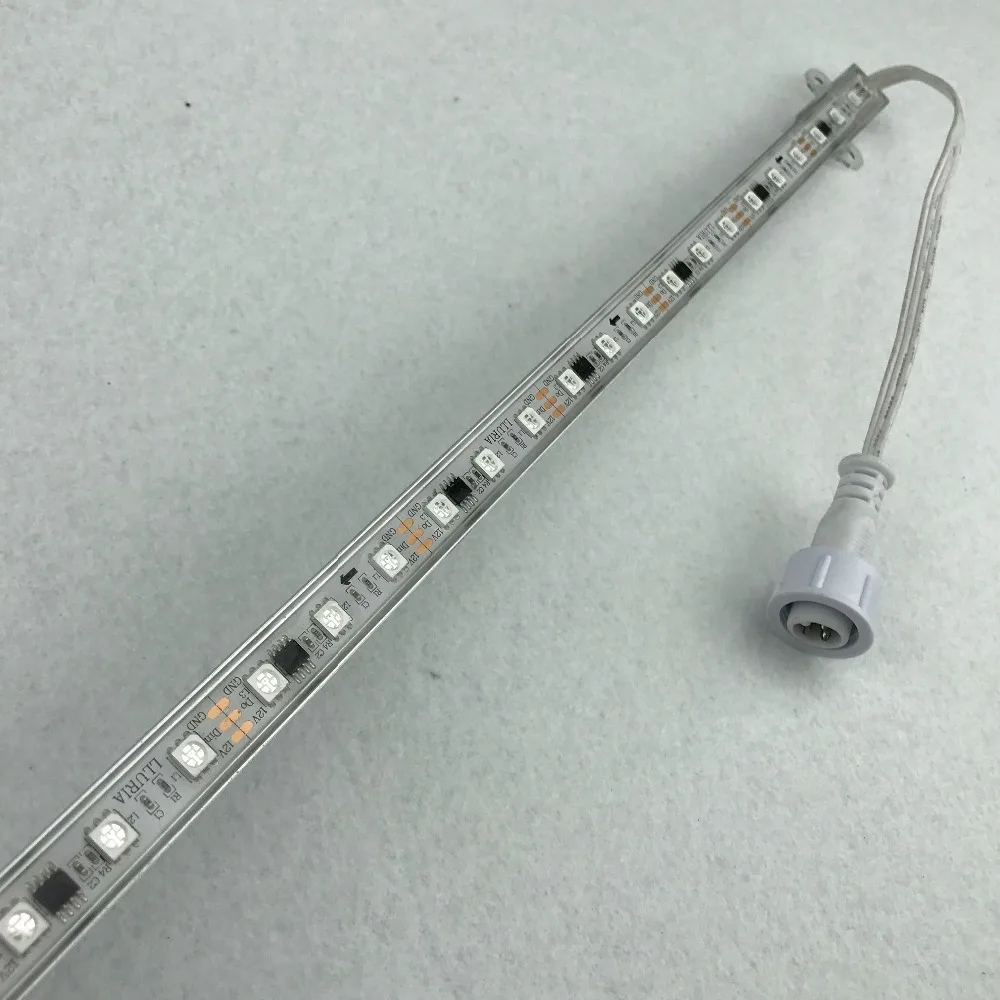 1m long DC12V WS2811 IC; 20pixels with 60leds;14.4W; LED rigid bar;RGB full color;IP68 rated
1m long DC12V WS2811 IC; 20pixels with 60leds;14.4W; LED rigid bar;RGB full color;IP68 rated