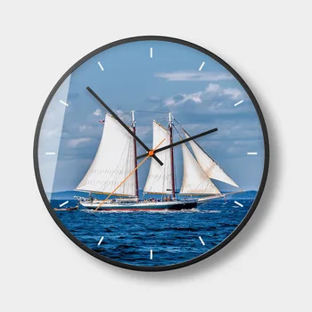 Sailing Decorative Clock Wall Living Room Round Creative Simple Modern Home Decoration Accessories Silent Wall Clocks
Sailing Decorative Clock Wall Living Room Round Creative Simple Modern Home Decoration Accessories Silent Wall Clocks