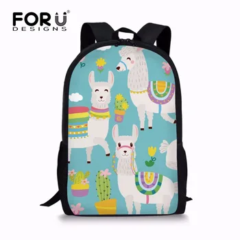 FORUDESIGNS Kawaii Alpaca Print Girls School Bags Cute Cartoon Pattern Children Book Bags Mochila Kids Student Backpack Knapsack
FORUDESIGNS Kawaii Alpaca Print Girls School Bags Cute Cartoon Pattern Children Book Bags Mochila Kids Student Backpack Knapsack