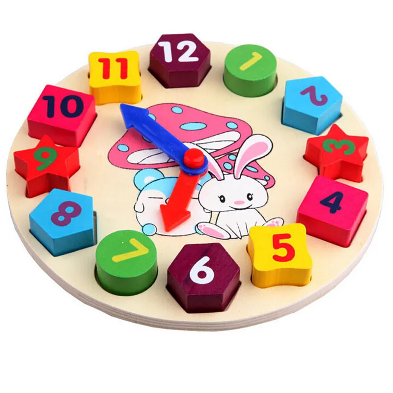 3D Wooden Puzzle Toys Children Educational Toys for Kids with Cartoon Digital Geometry Clock Unisex Baby Toy Gift 1PCS 12Colors
3D Wooden Puzzle Toys Children Educational Toys for Kids with Cartoon Digital Geometry Clock Unisex Baby Toy Gift 1PCS 12Colors