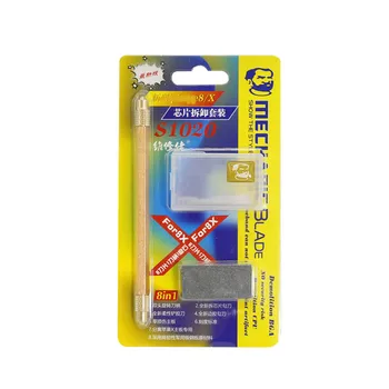 Wozniak For iPhone 8 CPU A10 A11 for Edge Cutting Glue Disassembly Chip Lamination Of Main Board Special Blade BGA Rework Suit
Wozniak For iPhone 8 CPU A10 A11 for Edge Cutting Glue Disassembly Chip Lamination Of Main Board Special Blade BGA Rework Suit