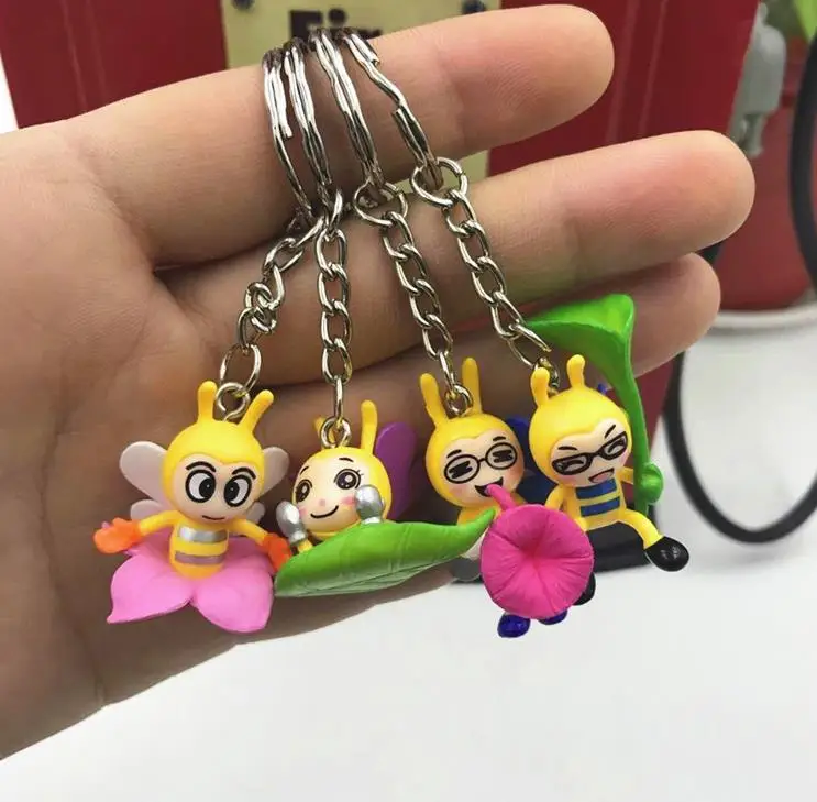 Honey Bee Keychain Lovely Honey Bee Doll Keyring Cute Honey Bee Figure Key Chain Mix 24pcs/lot wholesale
Honey Bee Keychain Lovely Honey Bee Doll Keyring Cute Honey Bee Figure Key Chain Mix 24pcs/lot wholesale