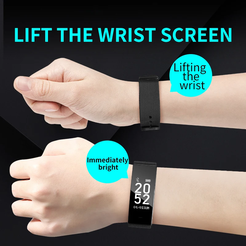SENSTHEN 0.96'' Colorful Screen Plus IP67 Waterproof Pedometer Health Monitor smartband Smart Sports Running Swimming Bracelet
SENSTHEN 0.96'' Colorful Screen Plus IP67 Waterproof Pedometer Health Monitor smartband Smart Sports Running Swimming Bracelet