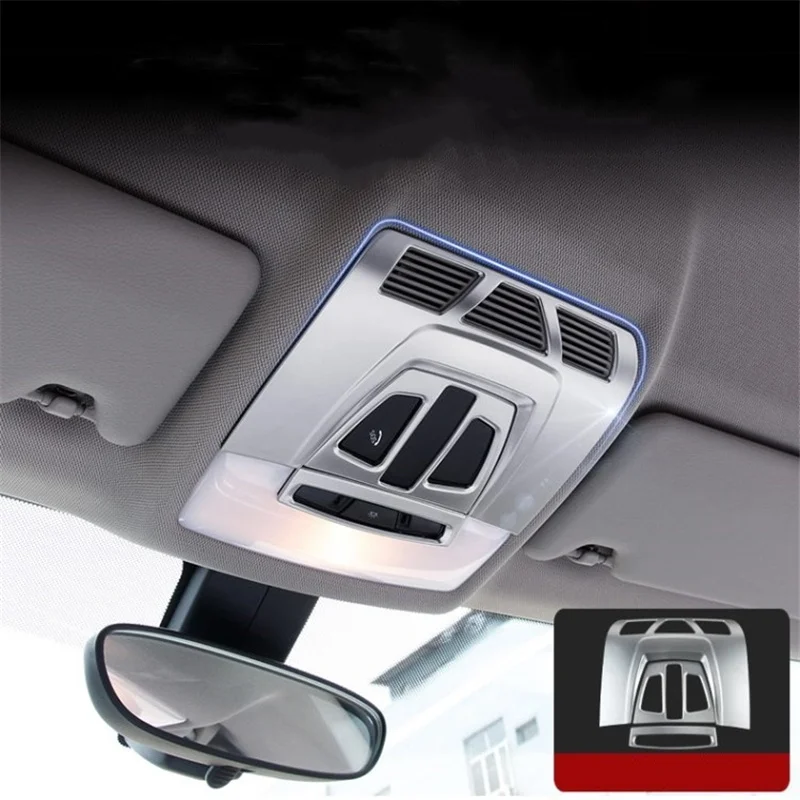 WELKINRY car auto cover For BMW X5 F15 2014 2015 2016 2017 2018 ABS chrome front head roof top reading lamp light trim
WELKINRY car auto cover For BMW X5 F15 2014 2015 2016 2017 2018 ABS chrome front head roof top reading lamp light trim