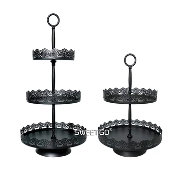 1 Pcs European Iron Black 2 & 3 Tier Fruits Cakes Desserts Plate Stand for Wedding Party Cakecups #1510520
1 Pcs European Iron Black 2 & 3 Tier Fruits Cakes Desserts Plate Stand for Wedding Party Cakecups #1510520