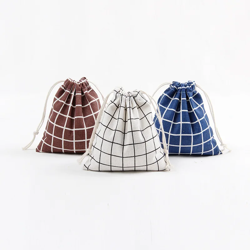Cotton Linen Printed Drawstring Bag Plaid Coffee Candy Packaging Bag Small Coin Purse Women Cotton Fabric Christmas Gift Pouch
Cotton Linen Printed Drawstring Bag Plaid Coffee Candy Packaging Bag Small Coin Purse Women Cotton Fabric Christmas Gift Pouch