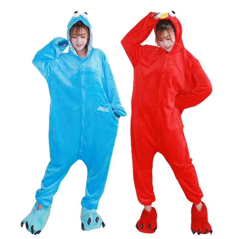 Cartoon Kigurumi Long Sleeve Hooded Animal cookie monster Onesie Winter Cute Homewear kugurumi for adults
Cartoon Kigurumi Long Sleeve Hooded Animal cookie monster Onesie Winter Cute Homewear kugurumi for adults