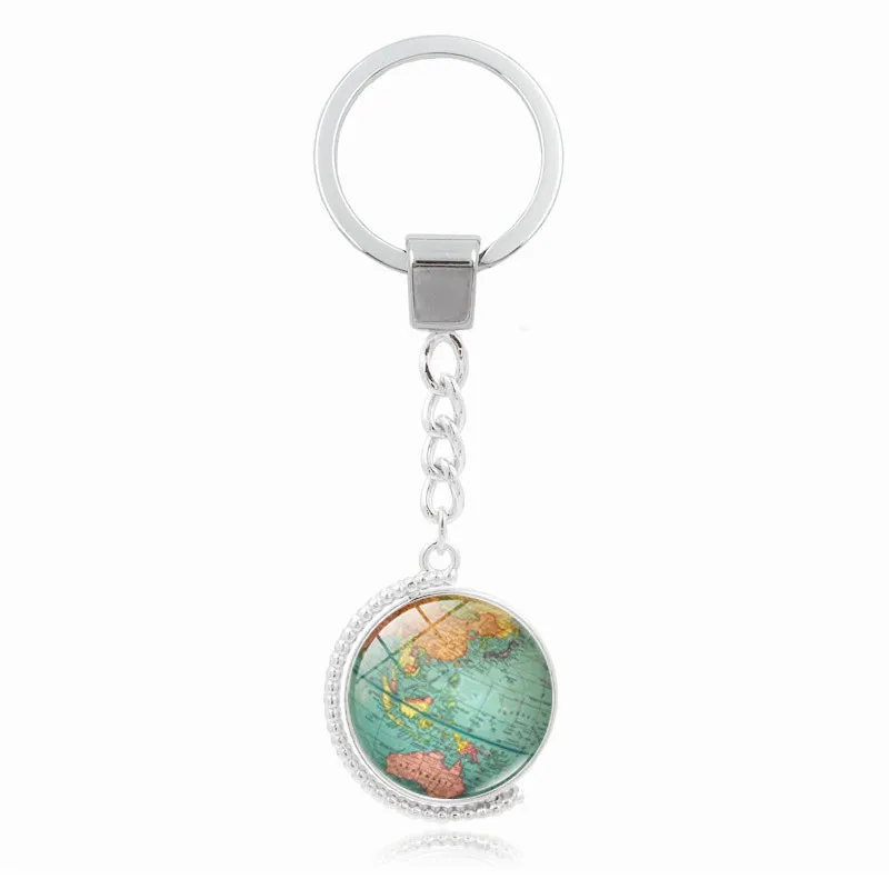 Retro Earth keychain double sided rotatable globe World map art key Ring holder jewelry for men women gifts
Retro Earth keychain double sided rotatable globe World map art key Ring holder jewelry for men women gifts