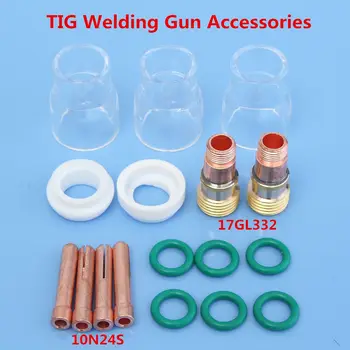 17Pcs TIG Welding Gu n Accessories Copper Mouth Glass Cover For WP-17/18/26 Series Welding Torches Parts
17Pcs TIG Welding Gu n Accessories Copper Mouth Glass Cover For WP-17/18/26 Series Welding Torches Parts
