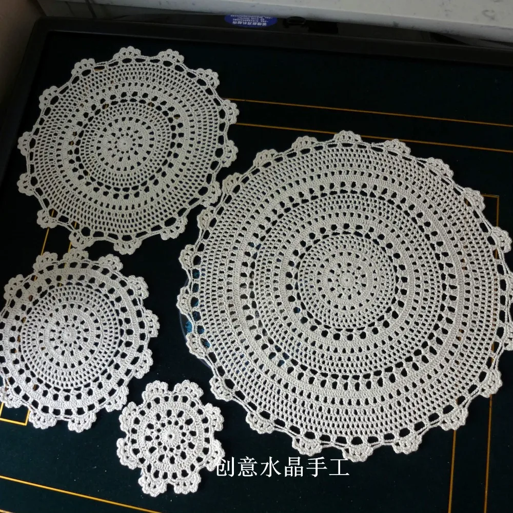 Free shipping different size luxury cotton crochet lace doilies for home decor dinning table decor with flower coaster placemat
Free shipping different size luxury cotton crochet lace doilies for home decor dinning table decor with flower coaster placemat
