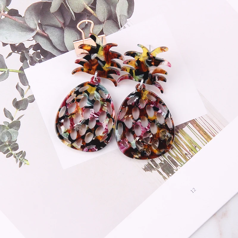 Dvacaman Pineapple Resin Drop Dangle Earrings for Women Special Design Boho Statement Earrings Trendy Wedding Gifts Jewelry
Dvacaman Pineapple Resin Drop Dangle Earrings for Women Special Design Boho Statement Earrings Trendy Wedding Gifts Jewelry