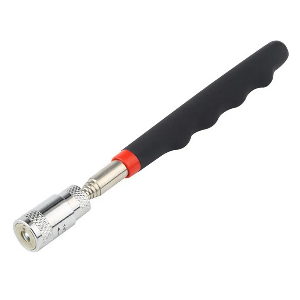 

1pc Telescopic Adjustable Magnetic Pick-Up Tools With LED Light Magnet Long Extendable Long Reach 81cm #35