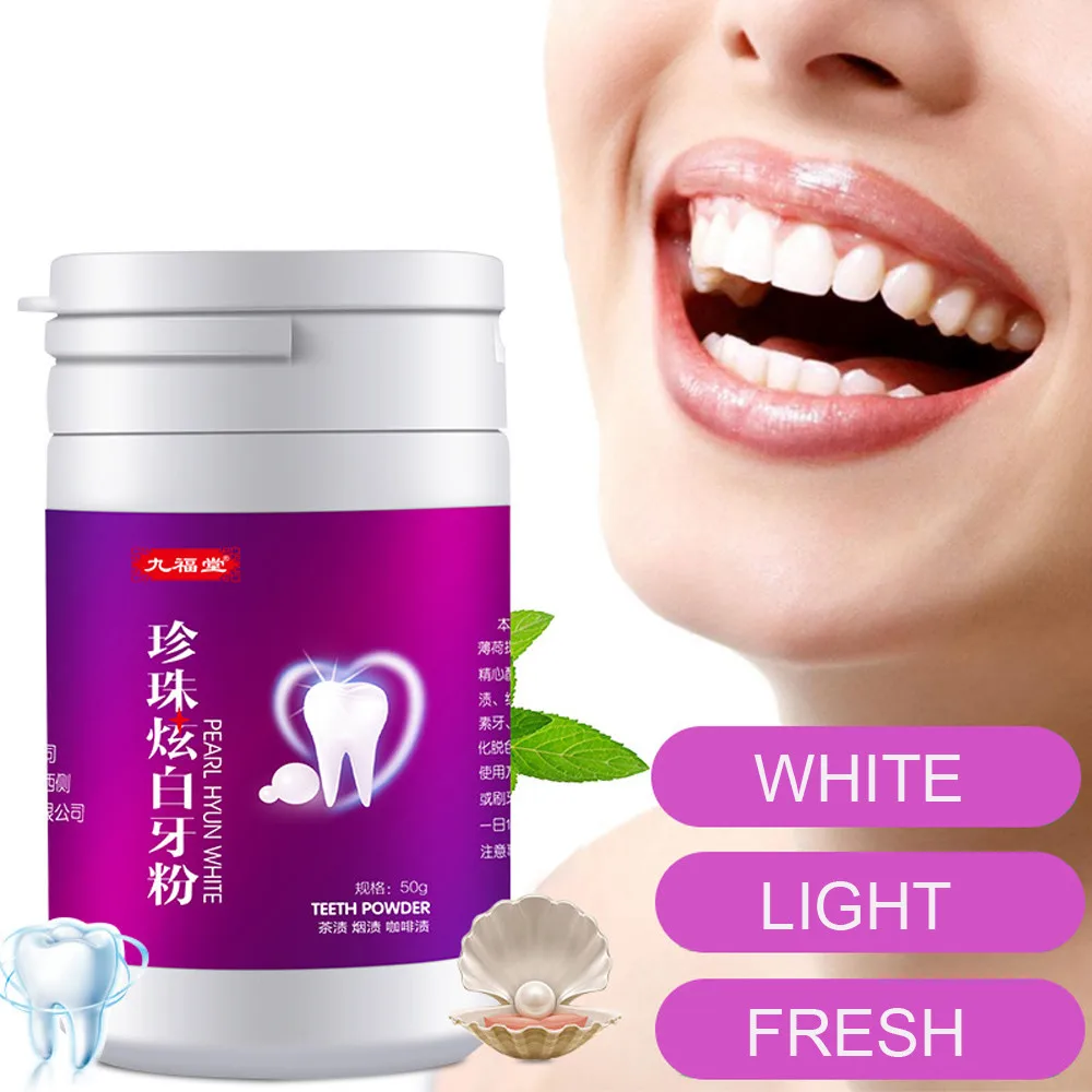 Teeth Whitening 50g Activated Bamboo Charcoal Powder Oral Hygiene Cleaning Teeth Plaque Tartar Removal Stains Tooth White Powder
Teeth Whitening 50g Activated Bamboo Charcoal Powder Oral Hygiene Cleaning Teeth Plaque Tartar Removal Stains Tooth White Powder
