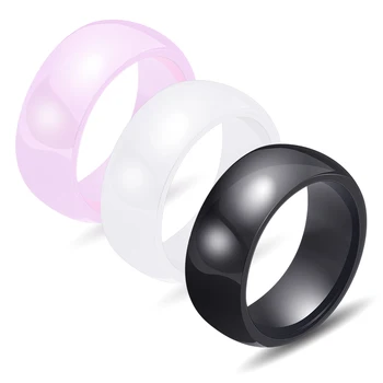Smooth Pink/White/Black Ceramic Ring For Women Rings Simple Design Exquisite Wedding Engagement Rings
Smooth Pink/White/Black Ceramic Ring For Women Rings Simple Design Exquisite Wedding Engagement Rings
