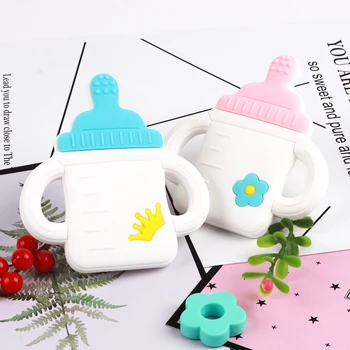 TYRY.HU 1pc Silicone Teether Pacifier Bottle Baby Teether Sensory Nurse Toy Food Grade Silicone DIY Teething Accessories
TYRY.HU 1pc Silicone Teether Pacifier Bottle Baby Teether Sensory Nurse Toy Food Grade Silicone DIY Teething Accessories
