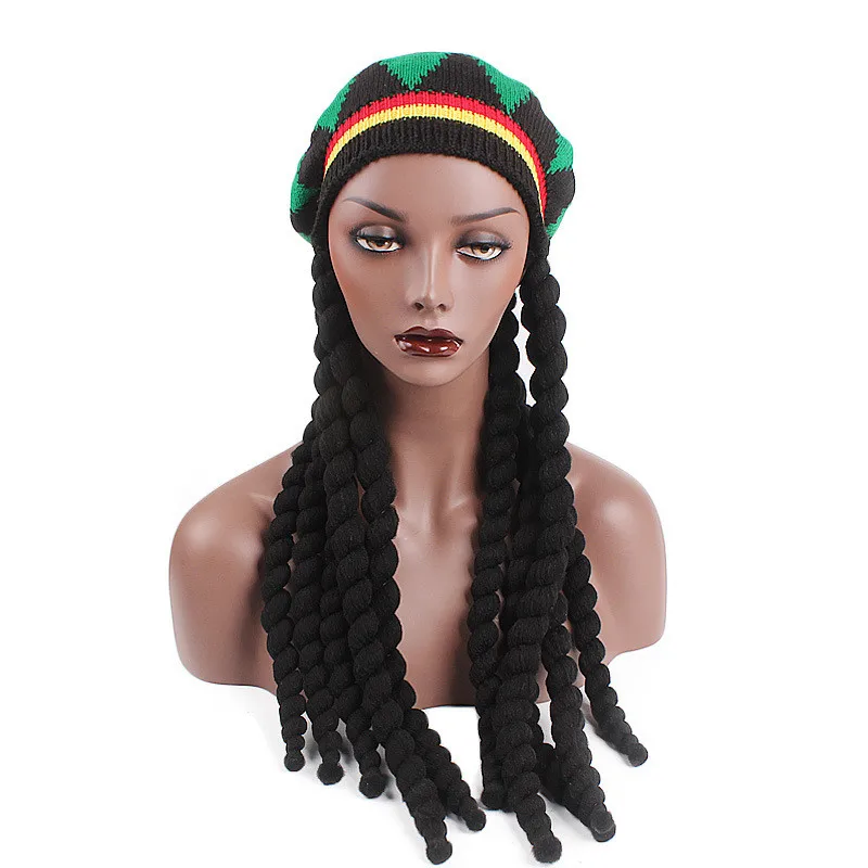 Women Men Knitted Wig Braid Hat Male Jamaican Bob Marley Rasta Beanie Multicolor Headwear Tassel Hair Hat For girls boy
Women Men Knitted Wig Braid Hat Male Jamaican Bob Marley Rasta Beanie Multicolor Headwear Tassel Hair Hat For girls boy