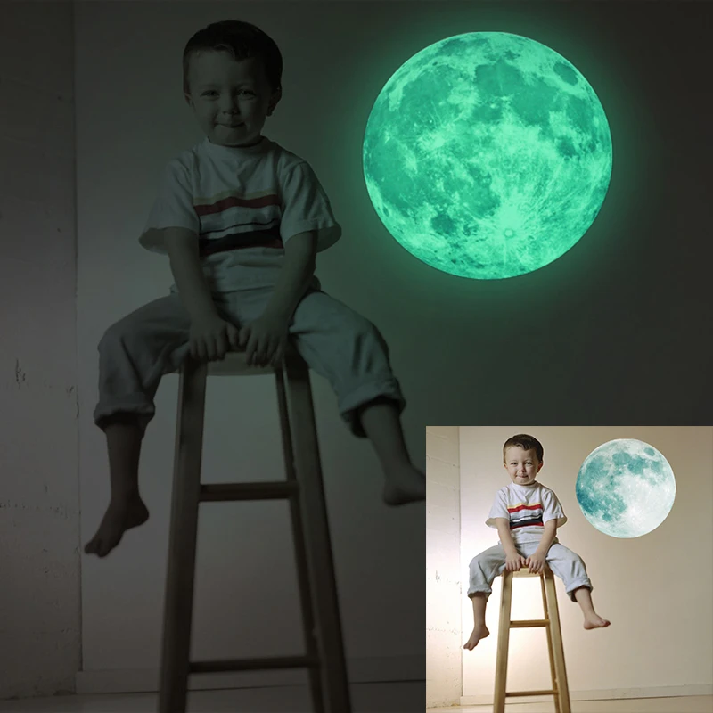 3D Glow Star Moon Wall Stickers Luminous Stickers Moon Glow in the Dark For Kid Room Decoration Pegatinas De Pared Mural Decals
3D Glow Star Moon Wall Stickers Luminous Stickers Moon Glow in the Dark For Kid Room Decoration Pegatinas De Pared Mural Decals
