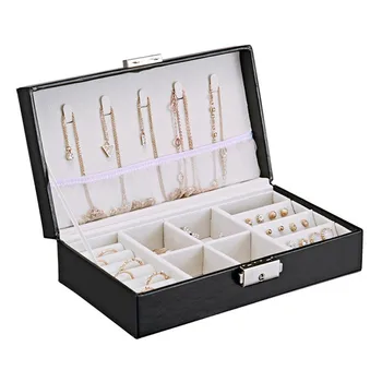 Simple square jewelry box ring earrings necklace multi-function storage Portable Box Organizer Jewellery Ornaments Case
Simple square jewelry box ring earrings necklace multi-function storage Portable Box Organizer Jewellery Ornaments Case