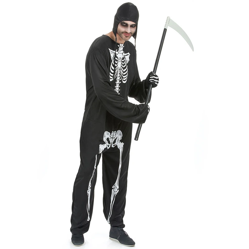 Umorden Mens Horror Skeleton Death Grim Reaper Costume Halloween Carnival Dia de los Muertos Day of the Dead Cosplay
Umorden Mens Horror Skeleton Death Grim Reaper Costume Halloween Carnival Dia de los Muertos Day of the Dead Cosplay