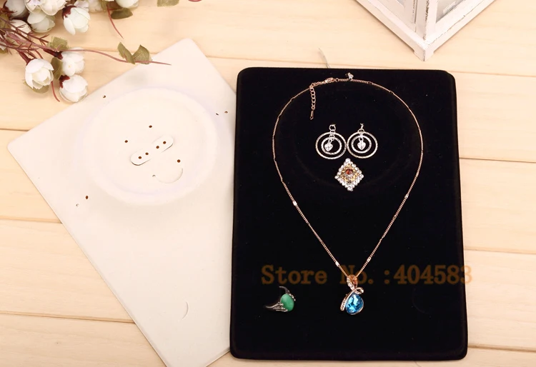 Free shipping fashionable Plastic With Velvet Jewelry Set Display Cards earring necklace rings cards
Free shipping fashionable Plastic With Velvet Jewelry Set Display Cards earring necklace rings cards