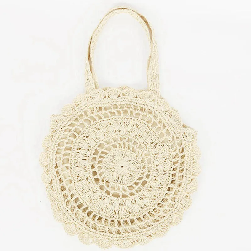 Bohemian Straw Bags for Women Beach Handbags Summer Vintage Rattan Bag Handmade Knitted White
Bohemian Straw Bags for Women Beach Handbags Summer Vintage Rattan Bag Handmade Knitted White