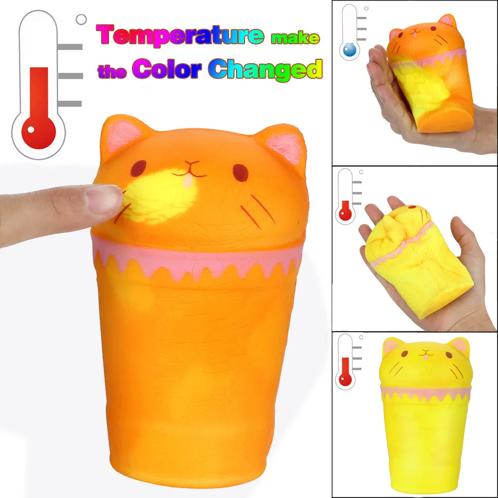 Temperature Color Change Squishies Toys Cup Cat Slow Rising Scented Reliever Stress Toys Gift for children scuishies blandos
Temperature Color Change Squishies Toys Cup Cat Slow Rising Scented Reliever Stress Toys Gift for children scuishies blandos