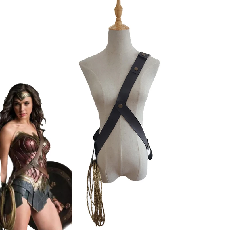 Hot Movie Wonder Woman Cosplay Diana Prince Costume Props Turth Rope String With Belt Halloween Cosplay Accessories
Hot Movie Wonder Woman Cosplay Diana Prince Costume Props Turth Rope String With Belt Halloween Cosplay Accessories