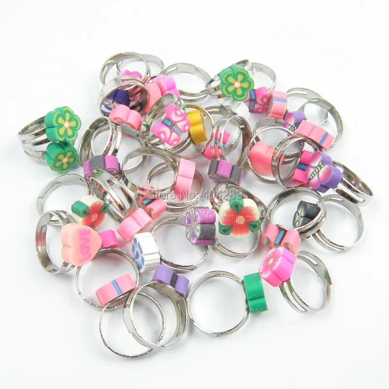 Wholesale 15Pcs Kids Polymer Clay Cartoon Flower Adjustable Rings Children Smile Face Finger Rings Girls Toy Jewelry Gift
Wholesale 15Pcs Kids Polymer Clay Cartoon Flower Adjustable Rings Children Smile Face Finger Rings Girls Toy Jewelry Gift