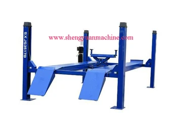 SXJS3517B Hydraulic 4 post alignment lift with with Rolling jacks and Side Slipping plate
SXJS3517B Hydraulic 4 post alignment lift with with Rolling jacks and Side Slipping plate