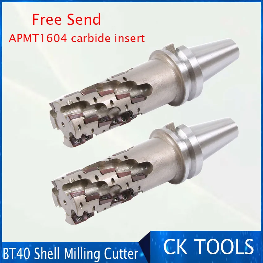 large cutting 30PCS APMT1604+1pcs BT40 40mm 45mm 50mm 63mm -100L-150L shell high speed corn milling cutter for carbide insert
large cutting 30PCS APMT1604+1pcs BT40 40mm 45mm 50mm 63mm -100L-150L shell high speed corn milling cutter for carbide insert