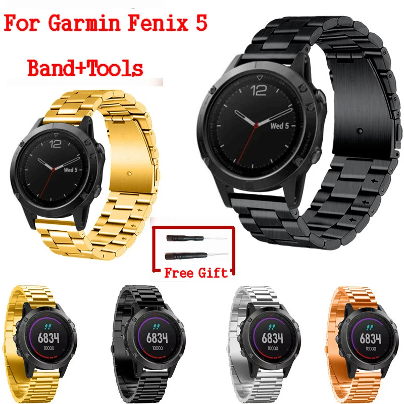 Good Price! COMLYO 22mm Watchband Strap for Garmin Fenix 5 Band lassic Stainless Steel Metal Bracelet Band for Garmin Watch Belt
Good Price! COMLYO 22mm Watchband Strap for Garmin Fenix 5 Band lassic Stainless Steel Metal Bracelet Band for Garmin Watch Belt