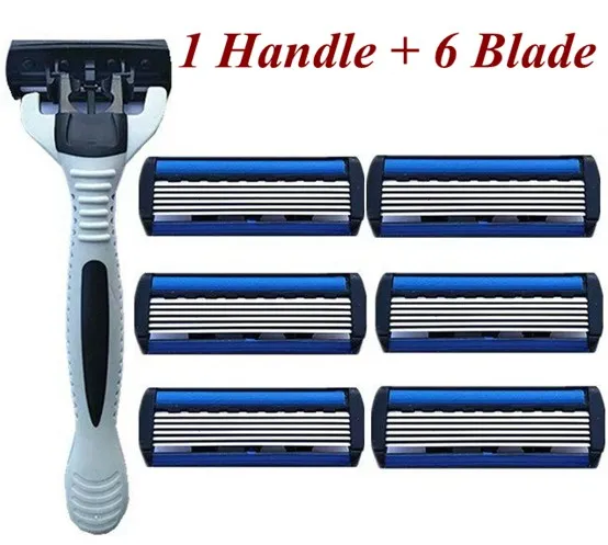 AAAAA+ 4pcs/lot razor blade 5 layer sharp shaving men 6 3 layer razors blades replace head for gillettee machine handle
AAAAA+ 4pcs/lot razor blade 5 layer sharp shaving men 6 3 layer razors blades replace head for gillettee machine handle