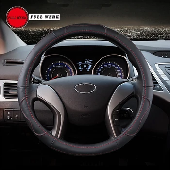 1pc Top Layer Leather Car Steering Wheel Cover Protector Wrap for Hyundai Tucson IX25 IX35 Car Styling Accessories
1pc Top Layer Leather Car Steering Wheel Cover Protector Wrap for Hyundai Tucson IX25 IX35 Car Styling Accessories