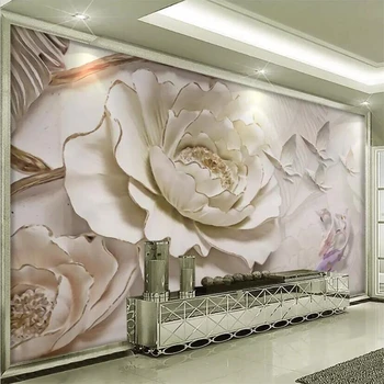beibehang Wallpaper custom large high-end fashion elegant peony carp 3D resin embossed background wall living room wallpaper
beibehang Wallpaper custom large high-end fashion elegant peony carp 3D resin embossed background wall living room wallpaper