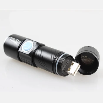 Mini LED Flashlight ZOOM 2000LM 3 Modes Zoomable Torch USB Flashlight Rechargeable Lithium Battery Flashlight Lantern With Strap
Mini LED Flashlight ZOOM 2000LM 3 Modes Zoomable Torch USB Flashlight Rechargeable Lithium Battery Flashlight Lantern With Strap