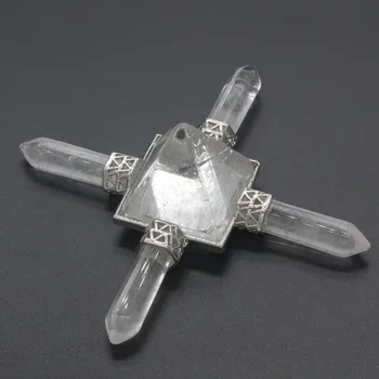 KFT Natural Reiki Healing Rock Crystal Quartz Stone Pyramid Hexagon Power Energy Pyramid Generator Transmitter Pendant Jewelry
KFT Natural Reiki Healing Rock Crystal Quartz Stone Pyramid Hexagon Power Energy Pyramid Generator Transmitter Pendant Jewelry