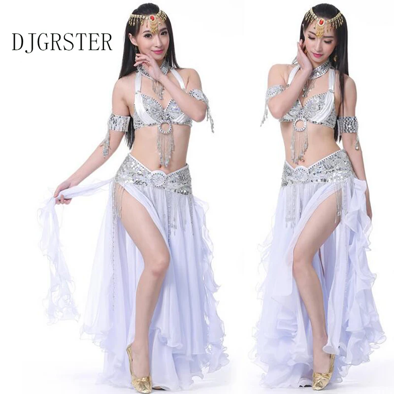 DJGRSTER 2019 Top Belly Dancing Clothing Oriental 3PCS Suit Bra, Belt,Long Skirt Chiffon Belly Dance Costume Set Performance
DJGRSTER 2019 Top Belly Dancing Clothing Oriental 3PCS Suit Bra, Belt,Long Skirt Chiffon Belly Dance Costume Set Performance