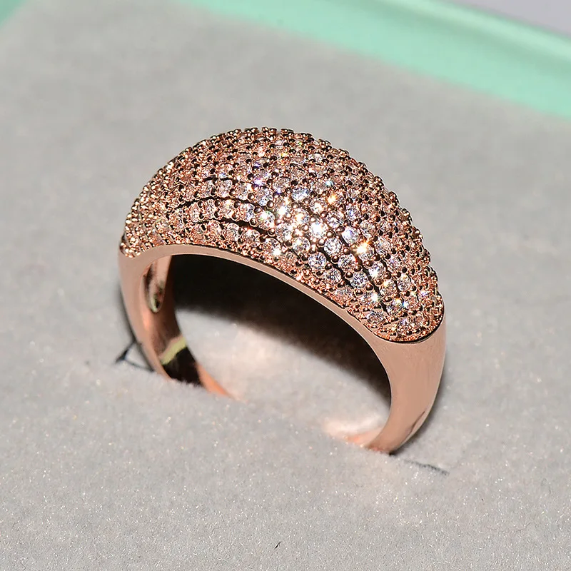 Luxury Female Crystal Zircon Stone Ring Vintage Rose Gold Color Wedding Jewelry Promise Love Engagement Rings For Women
Luxury Female Crystal Zircon Stone Ring Vintage Rose Gold Color Wedding Jewelry Promise Love Engagement Rings For Women