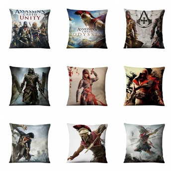 Home Pillows Decoration Assassin's Creed Printed Pillowcase Anime Cushions Decorative Pillow Home Decor Sofa Throw Pillow 45*45
Home Pillows Decoration Assassin's Creed Printed Pillowcase Anime Cushions Decorative Pillow Home Decor Sofa Throw Pillow 45*45