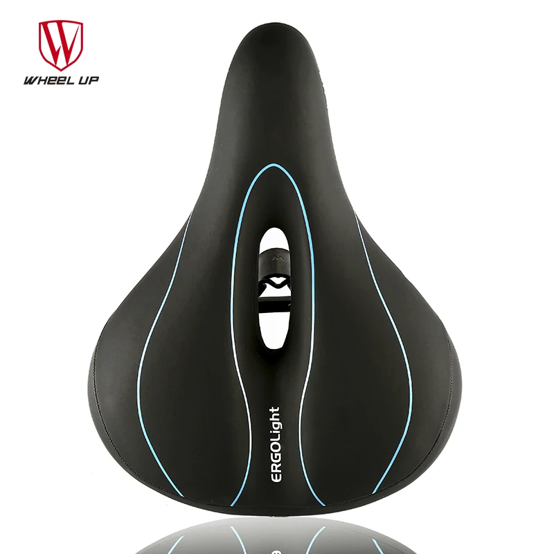 WHEEL UP High-strength Shockproof PVC Leather MTB Road Mountain Breathable Bike Seats Pad Cycle Part With Bicycle Taillights
WHEEL UP High-strength Shockproof PVC Leather MTB Road Mountain Breathable Bike Seats Pad Cycle Part With Bicycle Taillights
