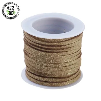 3mm Glitter Powder Thread Flat Korea Faux Suede Cord for Jewelry Making DIY About 5m/roll 
3mm Glitter Powder Thread Flat Korea Faux Suede Cord for Jewelry Making DIY About 5m/roll