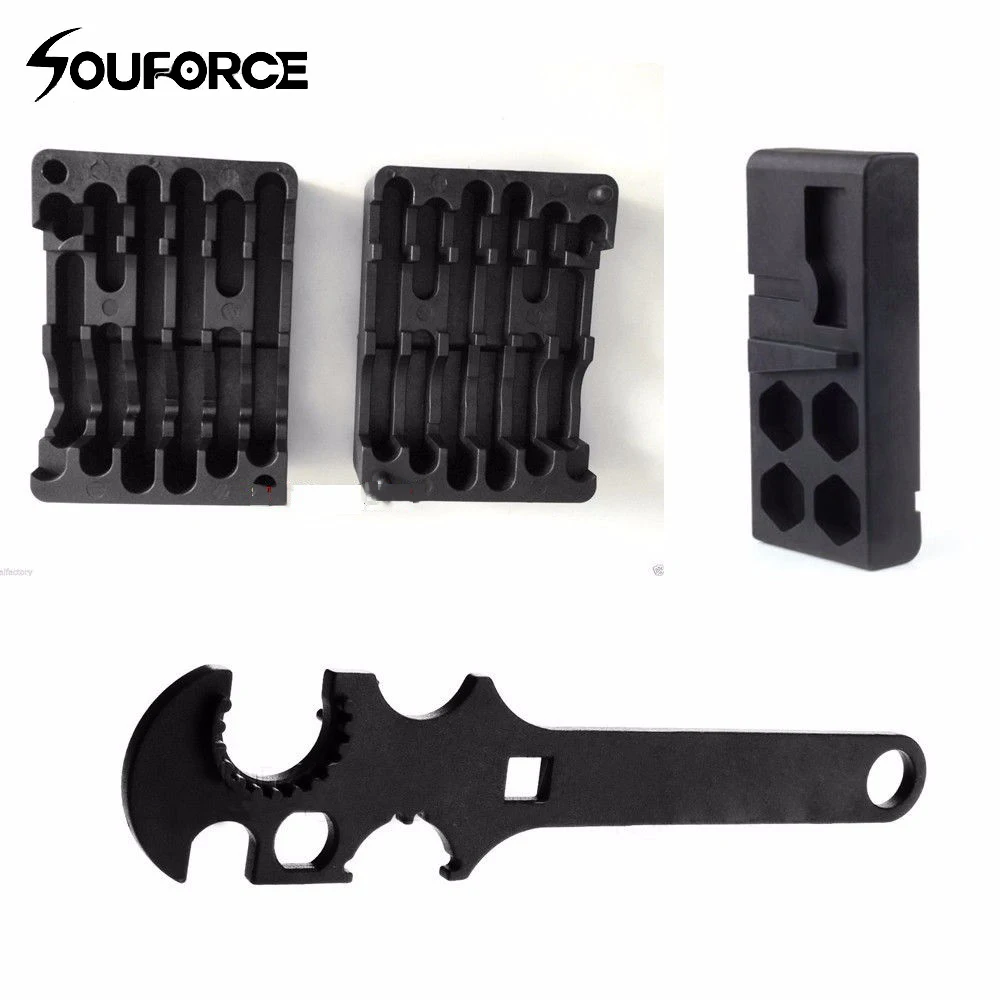 Tool Combo Kit Gunsmith Armorer's Lower & Upper Vise Block & Wrench For AR15 for Hunting Gun Accessories
Tool Combo Kit Gunsmith Armorer's Lower & Upper Vise Block & Wrench For AR15 for Hunting Gun Accessories